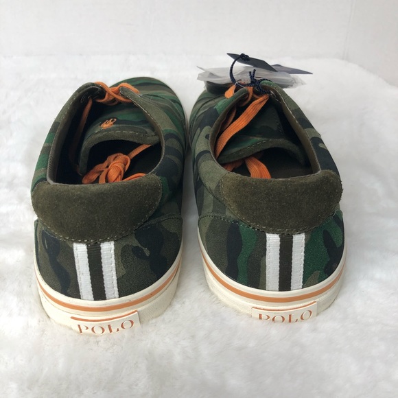 Polo Ralph Lauren Men Green Suede Thorton sneaker 9D - Picture 5 of 8